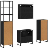  Set namještaja za kupaonicu Zidne Crni hrast Konstruirano drvo | shoptok.hr