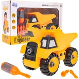 Kamion kiper za sastavljanje 16 cm - žuti | shoptok.hr