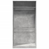  Ormar siva boja betona 100 x 50 x 200 cm od konstruiranog drva | Eponuda.ba