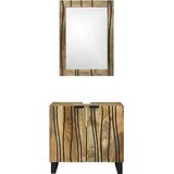  Set ormarića za kupaonicu 2 pcs Prirodna Čvrsto drvo manga | Eponuda.ba