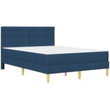  Okvir kreveta s madracem Plava 160 x 200 cm tkanina | shoptok.hr