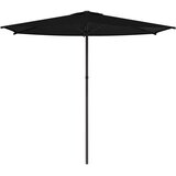 vidaXL Vrtni dežnik 270 x 270 cm Poliester Pravokotna Črna, (5000251984) | Shoptok.si
