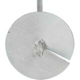  Zemaljska sidra 4 pcs Srebrna Ø10 x 60 cm Galvanizirani metal | shoptok.hr