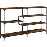  The Living Store Konzolna mizica dimljen hrast 160x32x95 cm inženirski les - Konzolna Mizica, (21500652) | Shoptok.si