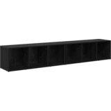 vidaXL Set TV komoda 2 pcs 37 x 35 x 107 cm Konstruirano drvo | shoptok.hr