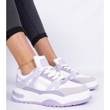 Gemre Luciana Purple Sneakers with Thick Laces | Shoptok.si