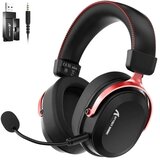 Attack Shark bežične gaming slušalice L30PRO 50mm/7.1 Surround/TriMode/Aluminium/1100mAh/Black red Cene