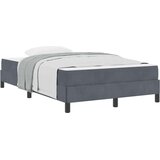 Box spring krevet Tamno siva 120 x 220 cm tkanina | shoptok.hr