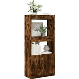 vidaXL Visoka komoda boja hrasta 63x33x140 cm od konstruiranog drva Cijene