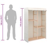  Ormar za odjeću s 3 razine 110 x 40 x 170 cm | shoptok.hr
