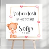  TABLA DOBRODOŠLICE krst in rojstni dan TABKROJ 12 | Shoptok.si