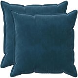  Presvlaka za jastuk 2 pcs HOUTEN Plava 55 x 55 cm Baršun - Plava 55 x 55 cm 2 | shoptok.hr