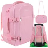  Ruksak za putovanje avionom AirTraveler 40×25×20 cm - 20 L, ružičasta Cijene