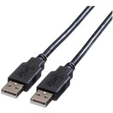 Roline USB kabel USB 2.0 USB-A vtič 4.50 m črna zaščiten 11.02.8945, (20416879) | Shoptok.si