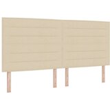  Krevet s box springom madracem i LED kremom 200x200 cm Tkanina | shoptok.hr