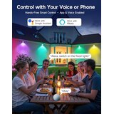 OUTON 4x V2 pametne zunanje LED reflektorji IP65, RGB topla/hladna bela | Shoptok.si