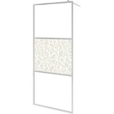 vidaXL Pregrada za tuširanje od stakla ESG s uzorkom kamena 140x195 cm | shoptok.hr