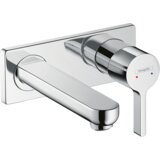 Hansgrohe Metris S 165 Chrome uzidna baterija (slavina) za umivaonik sa odlivnim ventilom sifona nezatvorivim 31162000 | ePonuda.com