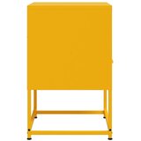  Noćni ormarići 2 kom boja senfa 36 x 39 x 60,5 cm čelični | Eponuda.com