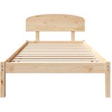  Krevetna konstrukcija Prirodna 100 x 200 cm Čvrsto borovo drvo | shoptok.hr