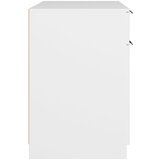  Radni stol bijeli 100 x 50 x 75 cm od konstruiranog drva | Eponuda.ba