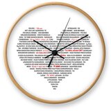 Tomasucci stenska ura I Love You | Shoptok.si