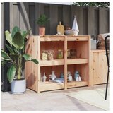 vidaXL Vanjski kuhinjski ormarić 106x55x92 cm od masivne borovine | shoptok.hr