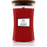 WoodWick crimson berries dišeča svečka 610 g unisex Cene