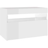 TV ormarić s LED svjetlima visoki sjaj bijeli 60 x 35 x 40 cm | shoptok.hr