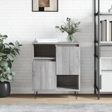 vidaXL Komoda siva sonoma 60x35x70 cm inženirski les Cene