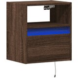  Zidni TV ormarić s LED svjetlima boja hrasta 41x31x45 cm | shoptok.hr