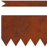  Ograda oko Travnjaka 50 pcs Smeđa 100 x 0.05 x 20 cm | shoptok.hr