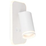  LED zidna spot lampa PIPE 1xGU10/10W/230V + LED/6W bela | Eponuda.com