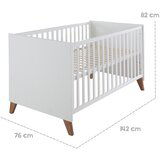 Roba Bijeli/u prirodnoj boji dječji krevet 70x140 cm Ole – | shoptok.hr