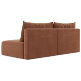 Makamii Opečnato oranžna raztegljiva/s prostorom za shranjevanje sedežna garnitura 216 cm Kalena – | Shoptok.si