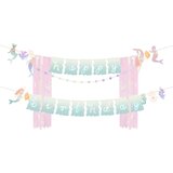 PARTY DECO napis happy birthday, mermaid, 130x100cm | Shoptok.si