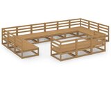  Vrtna sedežna garnitura 13-delna trdna borovina, (20954845) | Shoptok.si