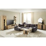 Hom`in vitrina, antracit, barve hrasta | Shoptok.si