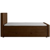 MID.YOU POSTELJA BOXSPRING 140 cm x 200 cm , les, kovina, umetna masa, tekstil rjava | Shoptok.si