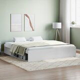 Maison Chic Posteljni okvir - Dvoposteljna postelja - Zakonska postelja bel 180x200 cm-J2967, (21766148) | Shoptok.si