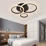  led prigušiva plafonska lampa LED/40W/230V crna + daljinski upravljač | Eponuda.com