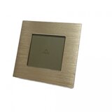 Wise prekidač za zvono sa aluminijumskim panelom WZ0012 - Krem | Eponuda.com
