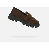 Geox Dark brown women's moccasins Vilde - Women's Cijene