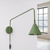 Nice Lamps Zelena zidna lampa s utikačem Zylo – | shoptok.hr