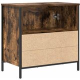 Ormarić za umivaonik od dimljenog hrasta 60x34,5x60 cm | shoptok.hr