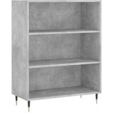  Visoka komoda siva betona 69 5x34x180 cm od konstruiranog drva | shoptok.hr