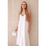 Kesi Włoski Muslin dress with straps white Cijene