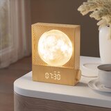 RETEYUNG Rotacijska lunina svetilka z budilko za simulacijo sončnega vzhoda | Shoptok.si