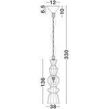 Nova Luce Mat črna viseča svetilka iz vrvi ø 38 cm Breena – | Shoptok.si