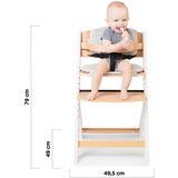 Kinderkraft stolica za hranjenje Enock drewniane biale nogi (KKKENOCWHT0000) | ePonuda.com